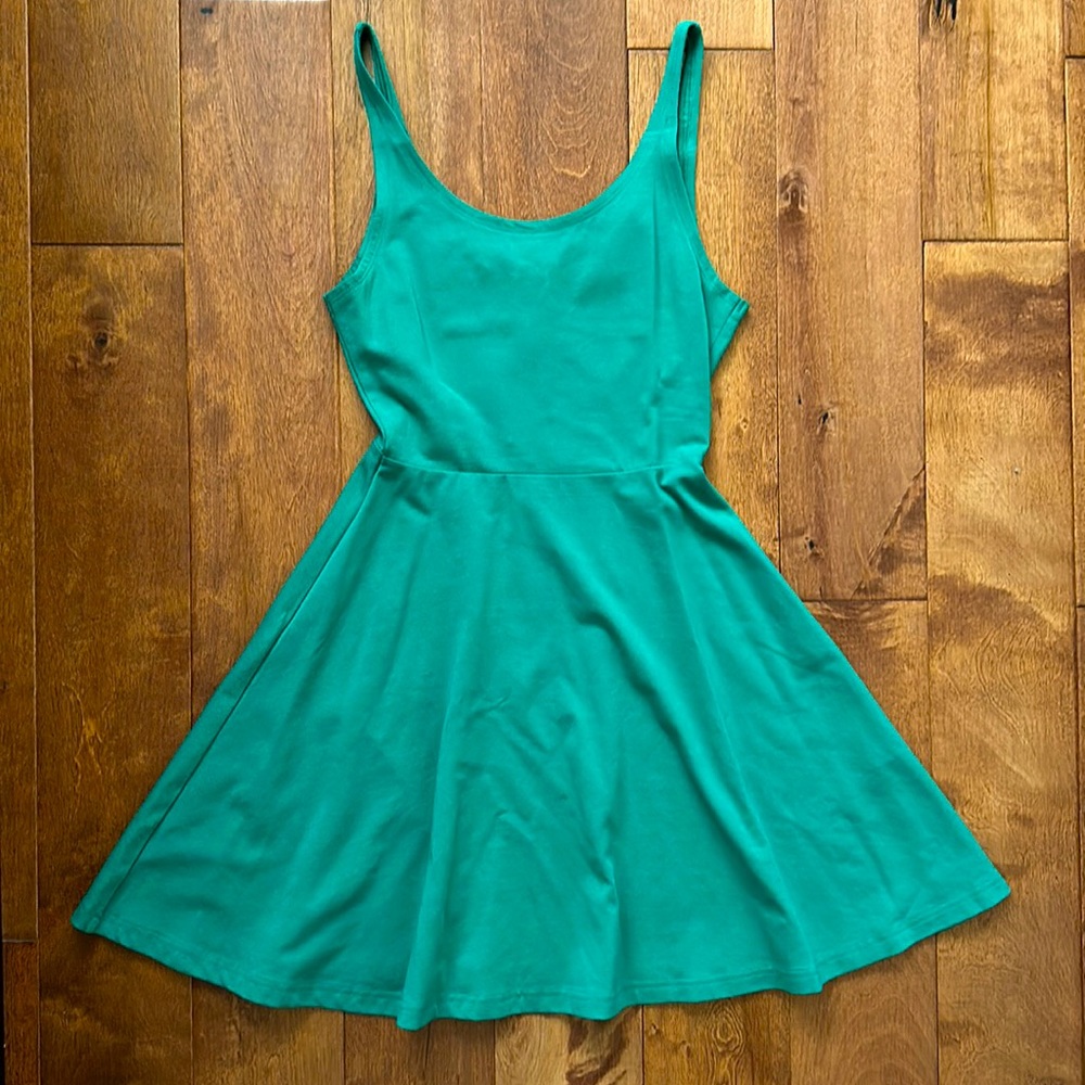 Express skater dress - green, XS